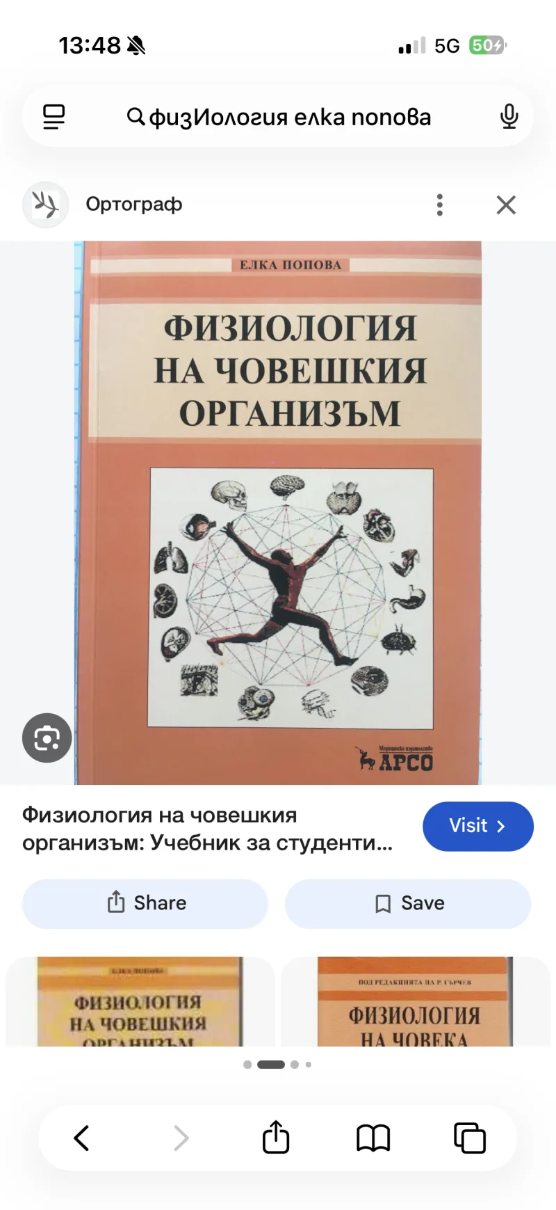 Физиология на човека Елка Спасова